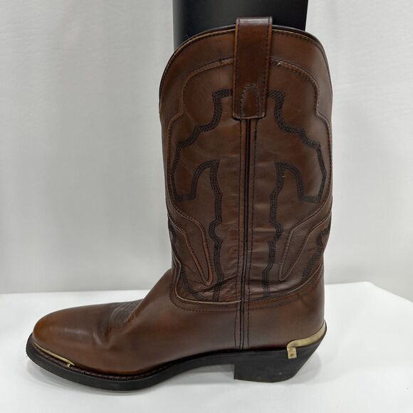 Laredo‎ Men\'s Size 10D Brown Atlas Leather Boots Western Cowboy main image 6
